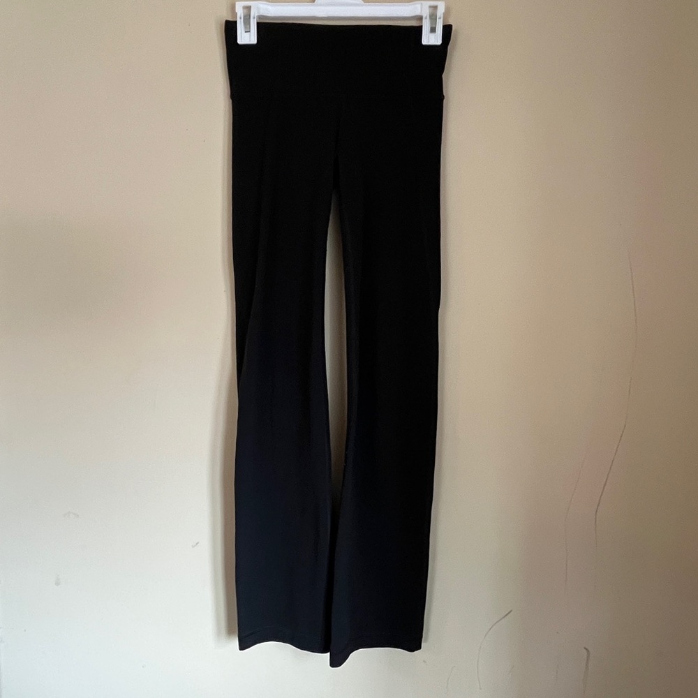 Athleta Black Powervita Straight Leg Pant size XSP